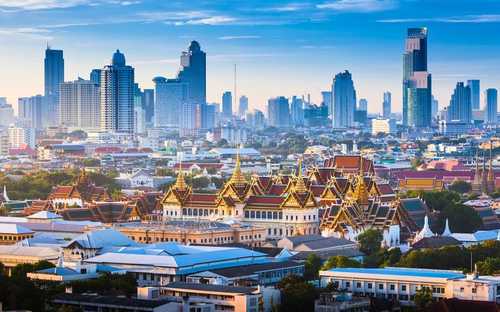 Bangkok Grand Palace sightseeing open-top bus